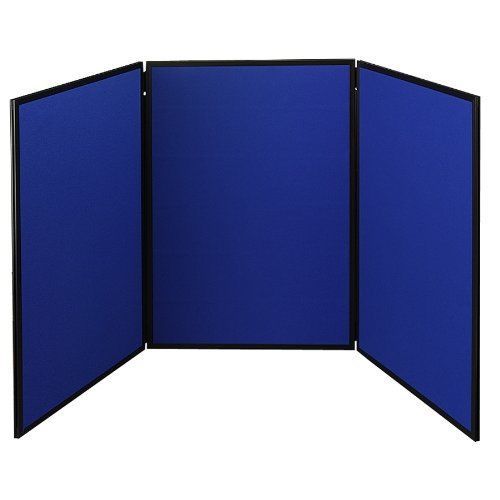 MAKE AN OFFER!! Quartet Show-It! 3-Panel Display, 6x3 Feet, Blue/Gray (SB93513Q)-
							
							show original title