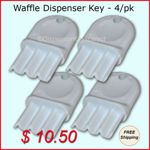 Universal Waffle Key for Paper Towel & Toilet Tissue Dispensers (4/pk.)-
							
							show original title