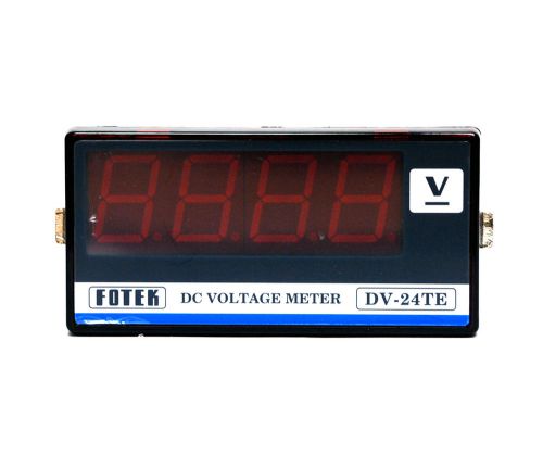 1pc fotek dc voltage meter dv-24t 3-1/2 digit 0.01~19.90v din 48x96 acc ±0.2% fs for sale