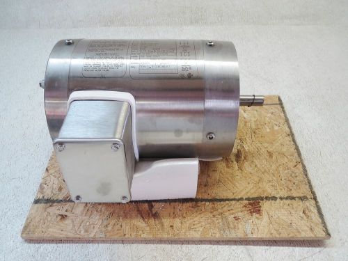 BALDOR-RELIANCE .75 HP WASHDOWN MOTOR 208-230/460 VOLT, 1740 RPM (NEW)