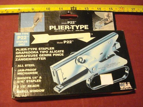 (3436.) Arrow Plier-Type Hand Stapler P-22