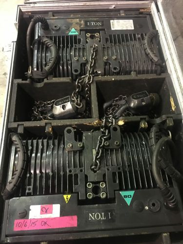 Stagemaker sm-10  1ton hoist 85ft. chain for sale