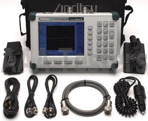 Anritsu MS2711D HandHeld Spectrum Master Analyzer w/ Options 3 &amp; 21 MS2711