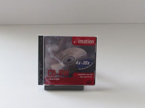 IMATION CD-RW HIGH SPEED REWRITABLE MEDIA 650 MB 74 MIN 4X10