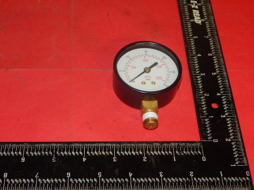 2&#034;inch Gauge 0-30PSI 0-200kPA (.25)1/4&#034;inch NPT