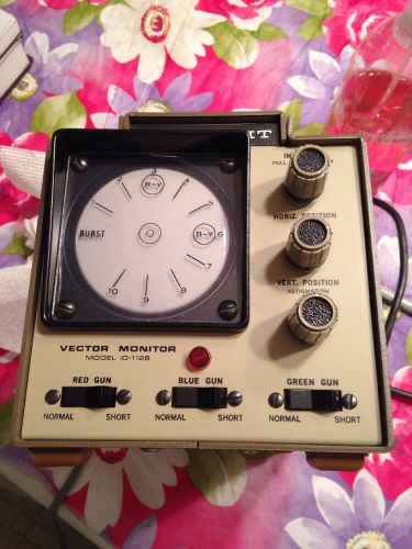 Vintage Heathkit Vector Monitor IO-1128 Working Excellent Condition