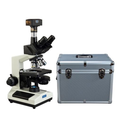 OMAX 40X-2000X 14MP USB3 Digital Phase Contrast LED Microscope + Aluminum Case