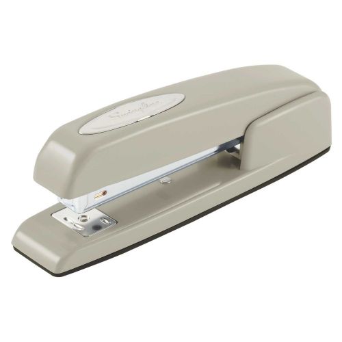 Desktop Stapler for Business or Home Office 20 Sheet Capacity Metal Steel Gray