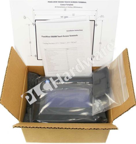 New allen bradley 2711-t5a20l1 /b panelview 550 mono touch ethernet/ip rs232 dc for sale