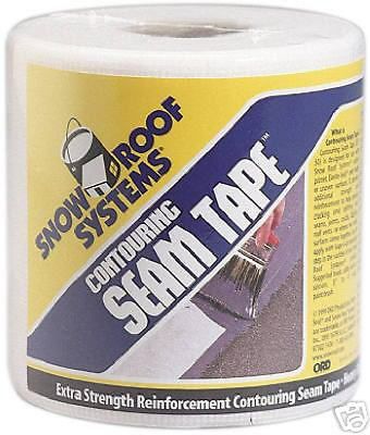 Snow roof, 6 pack, 4&#034; x 50&#039; roll, polyester seam tape for sale