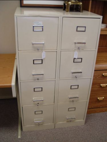 METAL VERTICAL FILE CABINET W/ 4