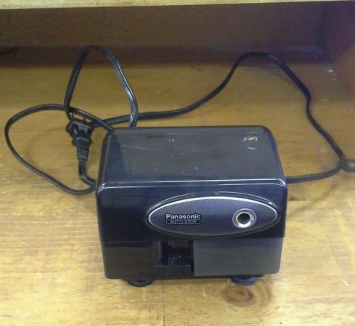 Panasonic(R) KP-310 Electric Pencil Sharpener, Black - WORKS