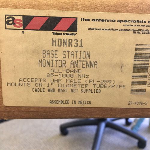 MONR31 Base Station Monitor Antenna All Band 25-1000 MHz