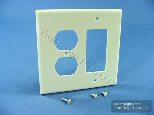 Leviton lt almond outlet cover decora rocker switch gfci gfi wallplate pj826-t for sale