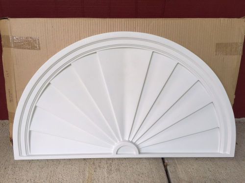 Fypon Half-Round Sunburst Non Functional Gable Vent Millwork ***NEW***