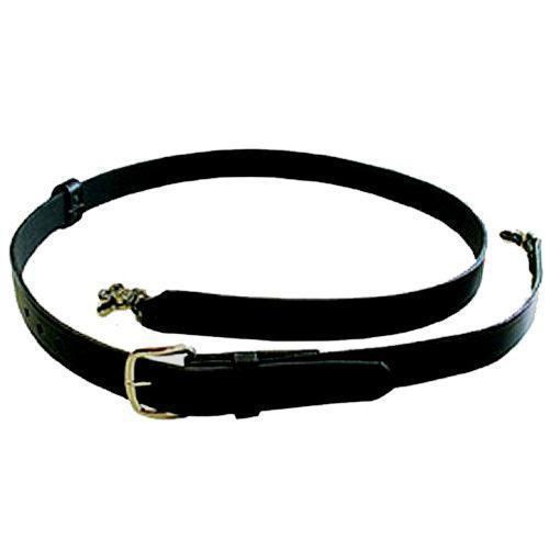 Boston leather 6543r-1 reflective fireman radio strap for sale