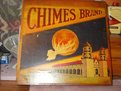 Orange crate advertising 1930&#039;s california orange growers  chimes   brand for sale