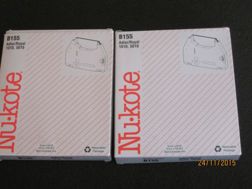 Lot of 2 NUKOTE B155 BLACK CORRECTABLE FILM UNUSED IN ORIGINAL BOX