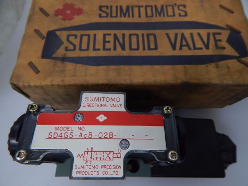 SUMITOMO DIRECTIONAL VALVE SD4GA-AcB-02B-D24-50-Z SOLENOID VALVE