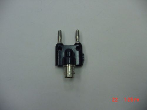 Pomona 1269 Double Banana Jack to BNC Coaxial Plug Adapter 026-001-008