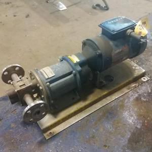 LIQUIFLO 3/4&#034; PUMP W/ BALDOR 4:1 RATIO FX1-04-F5-56C / 1HP AC MOTOR P56X3891V