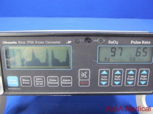 Ohmeda Biox 3700 Pulse Oximeter * Good Condition