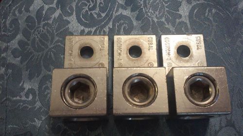 600MCM ALCU LUGS (ILSCO TA-500-S) Qty of 3