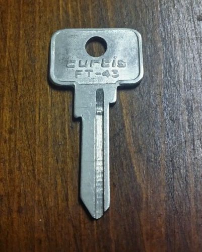 CURTIS BLANK KEY FT-43 FOR FIAT/LAMBORGHINI CARS