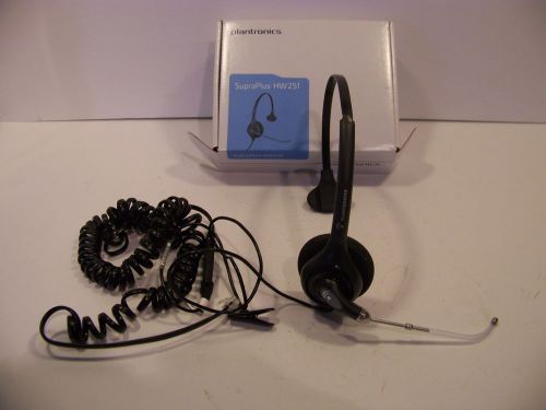 PLANTRONICS SUPRAPLUS HW251 HEADSET PN 64336-31