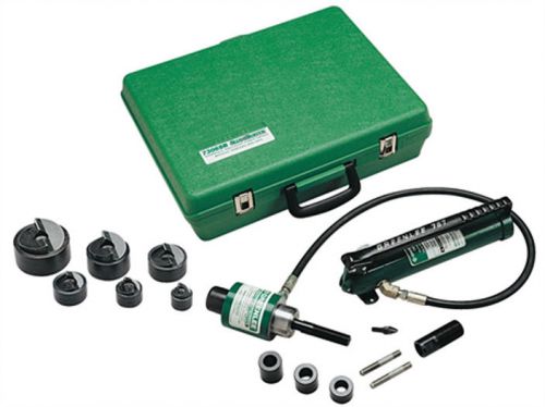 Greenlee 7306sb 1/2&#034; x 2&#034; hydraulic driver punch set for sale