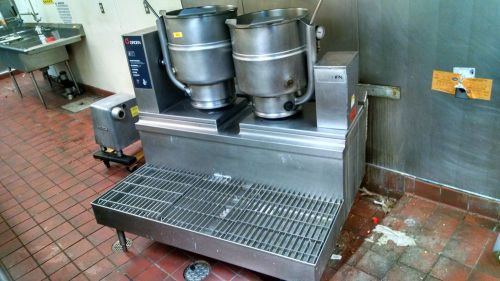 groen double tilt steam kettles restaurant