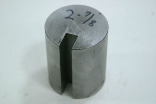 Keyway Broach Bushing 2-7/8&#034; Dia. 9/16&#034; slot .850 Deep 3-1/2&#034; OAL