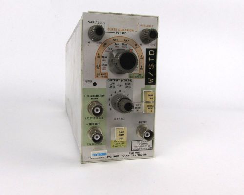 Tektronix PG502 Pulse Generator Plugin 250MHz