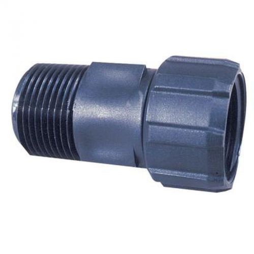 3/4 Male Pipe Thread x Female Garden Hose fitting  /Garden Hose to Pipe Fitting