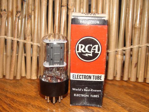 Vintage RCA 6SN7 GTB Black Plates Vacuum Tube Very Strong &amp; Bal Results=2625/282