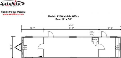 New!! 2016 12x60 Mobile Office (Minneapolis)