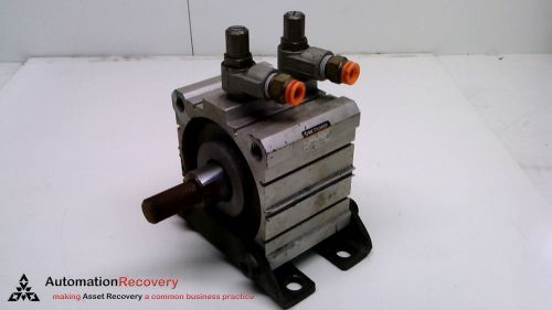 Smc ncdq2l100-25d-a73l attached part as3200, compact cylinder, 145psi, #219633 for sale