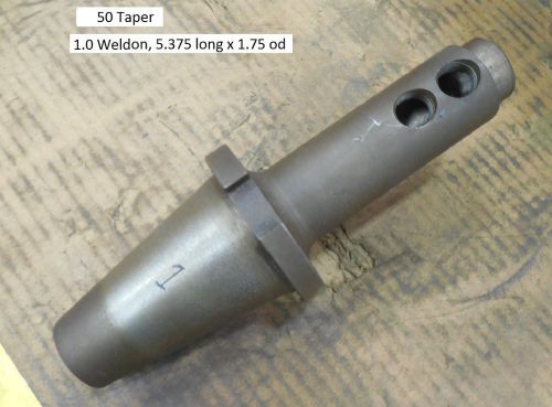 1&#034; 50 TAPER WELDON TOOL HOLDER