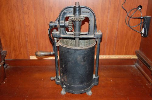 Vintage Cast Iron 8 Qt Sausage Press Stuffer Fruit Grinder Landers Frary &amp; Clark