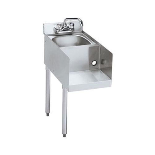 Krowne 21-18bdl - 2100 series 18&#034; blender/dump sink modular add-on, legs on left for sale