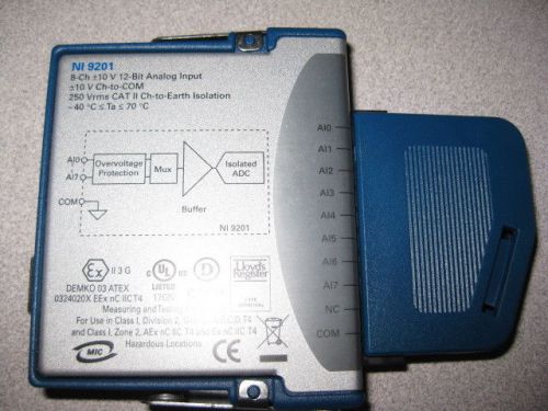 NI 9201 ±10 V, Analog Input, 500 kS/s, 8 Ch Module