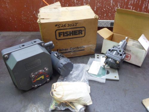 FISHER CONTROLS 3720 POSITIONER #526302J TYPE:3720 SN:15167692 4-20MA NIB