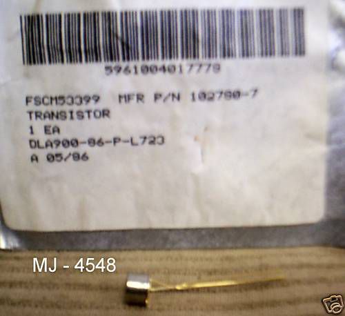 Harris Corporation - Transistor - P/N: 102780-7 (NOS)