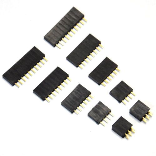 Gikfun 4 6 8 10 Pin 2.54mm Stackable Female Header Kit For Arduino EK8417