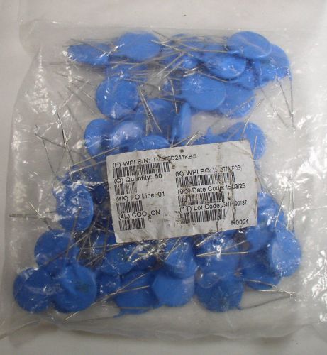 World Products TVZ25D241KBS Varistor MOV 150VAC/200VDC 18000A 264V Bag of 50