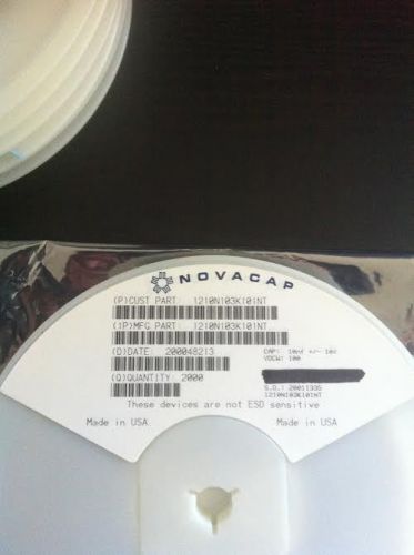 *NEW &amp; ORG* NOVACAP 1210N103K101NT LOT : 12KPCS FULL 2K/REEL, D/C&#039;00+