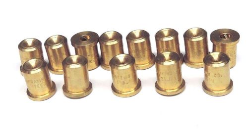 LOT OF 13 SPRAYING SYSTEMS TG-5.6W SPRAYING NOZZLES TG56W BRASS