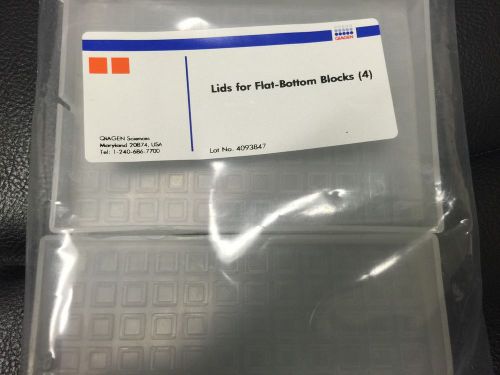 15 PACK of NEW QIAGEN LIDS FOR FLAT BOTTOM BLOCKS 4/pack.