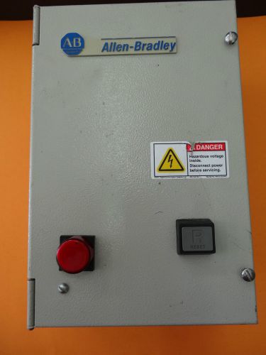 Allen bradley 30 amp enclosure w/ contactor 198e-df1286 for sale