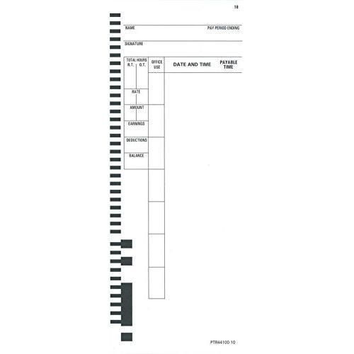 Pyramid 44100-10 Genuine Time Cards for 4000, 4000Pro, 4000HD, 5000 and 5000HD